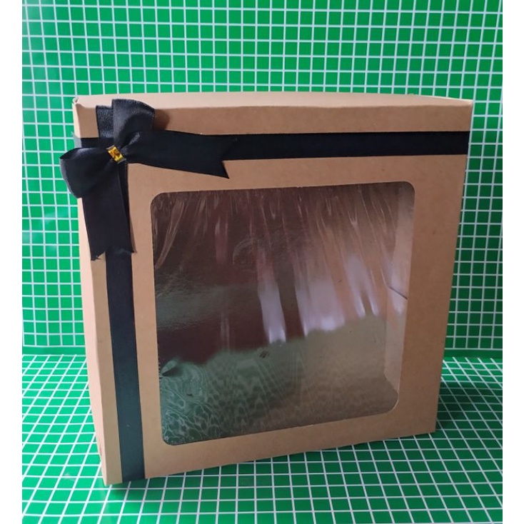 

Box Souvenir Kraft Hampers Seserahan Serba guna(15x15x7) (18x18x7) (20x20x7) (22x22x7,5) (25x25x9)