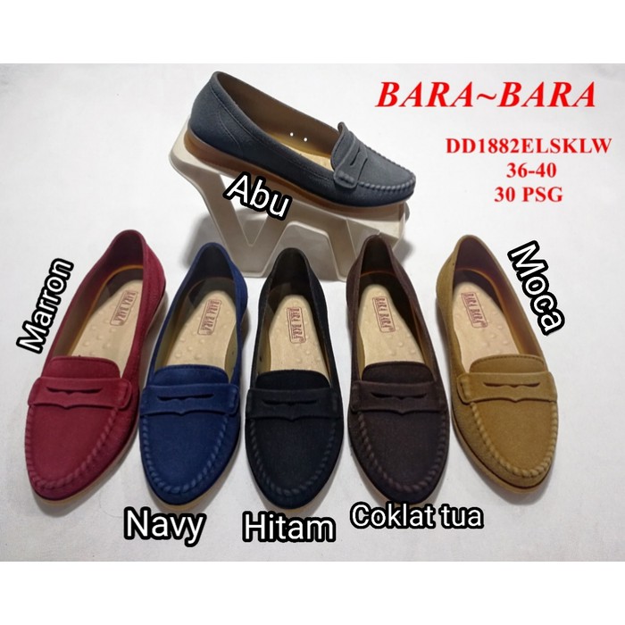 Jelly shoes bara bara vintage jeans sepatu wanita import dd1882jeans