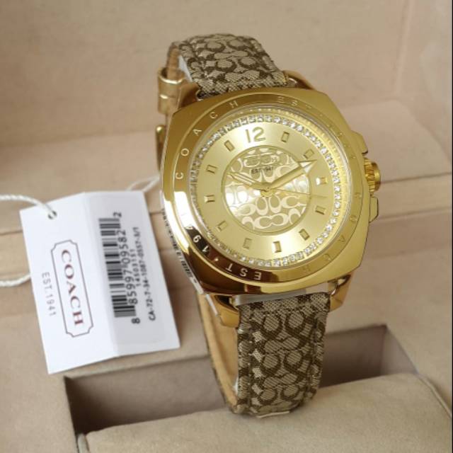  Jam  Tangan  Wanita  Merk COACH Diameter 3 8 ORI BM Shopee 