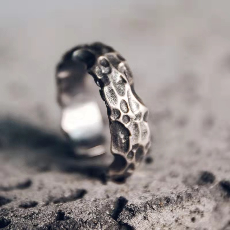 Cincin Model Terbuka Gaya Retro Hip Hop Untuk Pasangan