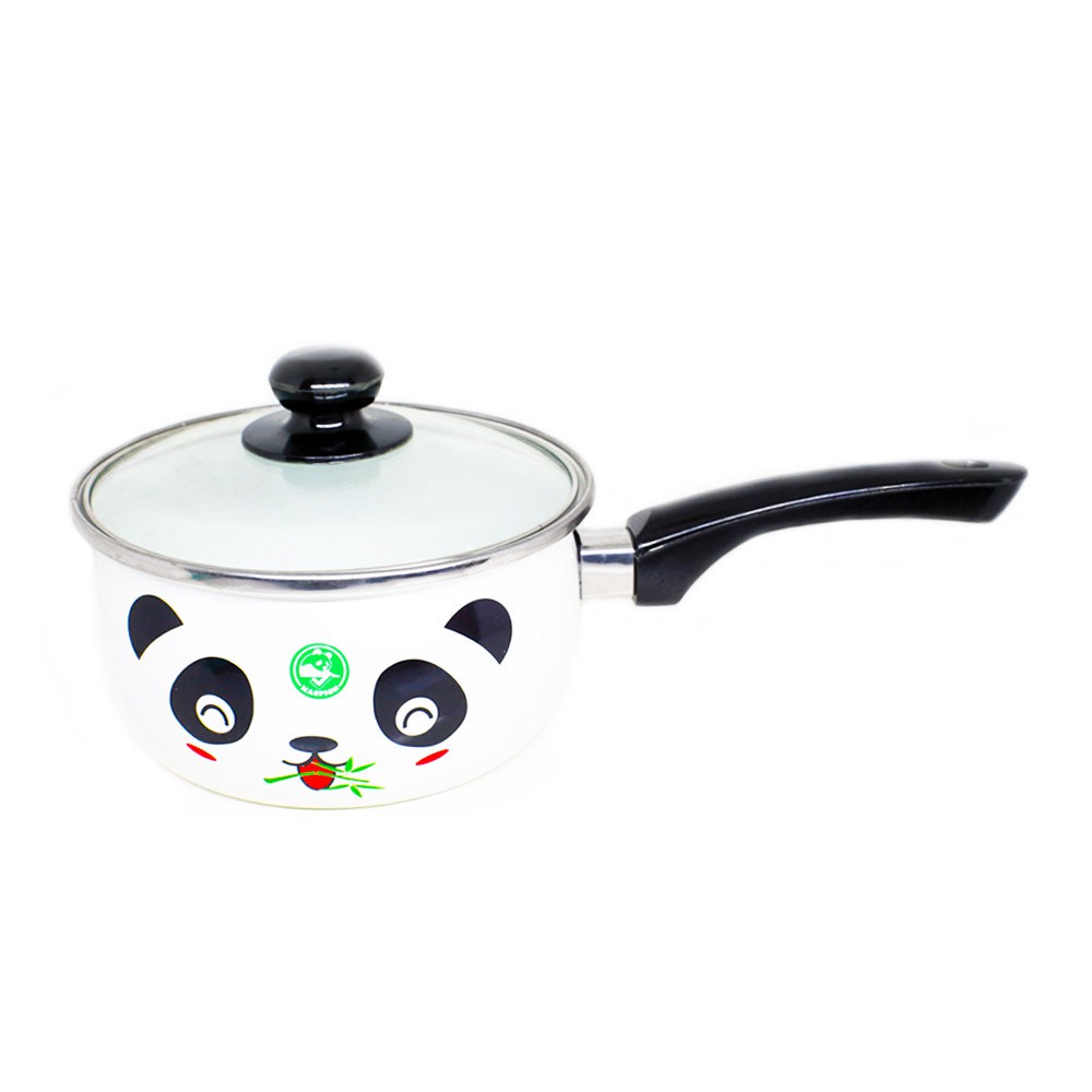 MASPION ENAMEL SAUCE PAN PANCI SAUS HELLO PANDA 18 CM