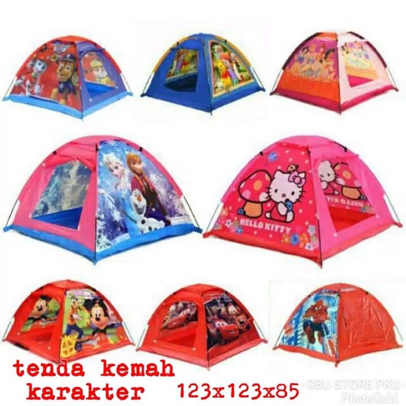 Tenda kemah anak / kemah anak / kemah karakter