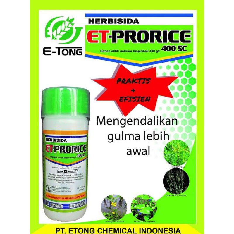 OBAT HERBISIDA ET-PRORICE 400SC 100ML