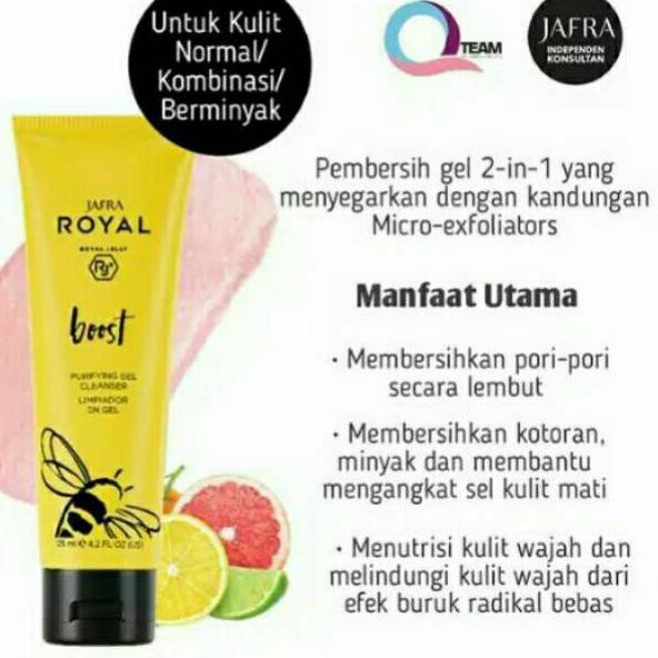 Terlaku,!✶★ Bigsale_88 Jafra Royal Boost Purifying Gel Cleanser !?
