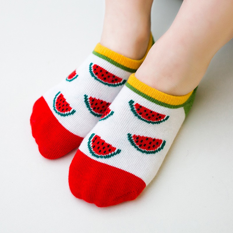 Kaos Kaki Bayi Anak Gadis Laki-laki imut Motif socks 1-12 Tahun (5 Pasang) K01