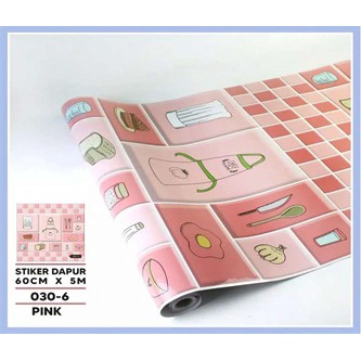 MoonLand 121 COD WALL STIKER DAPUR MURAH ANTI AIR / WALLPAPER AESTHETIC STICKER DINDING 60 CM X 5M