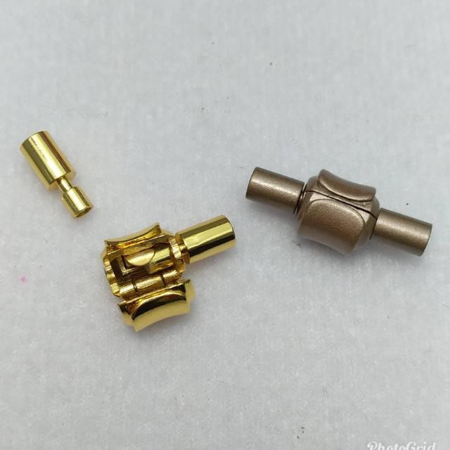 Bahan Pengunci Gelang.Pengait magnet.klep Gelang Magnet clip stainless 3mm