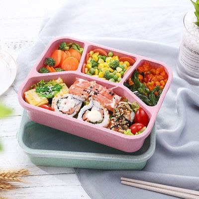 Jeon Lunch Box Bento 3 Grid Anti Tumpah Microwavable