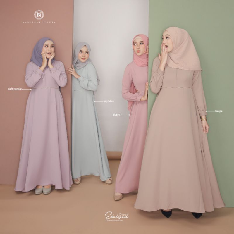Dress Gamis Nadheera Luxury Edelyne Dress