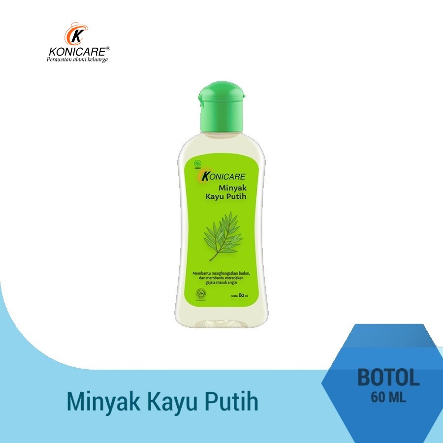 KONICARE MINYAK KAYU PUTIH ORIGINAL TUTUP HIJAU 60 ML