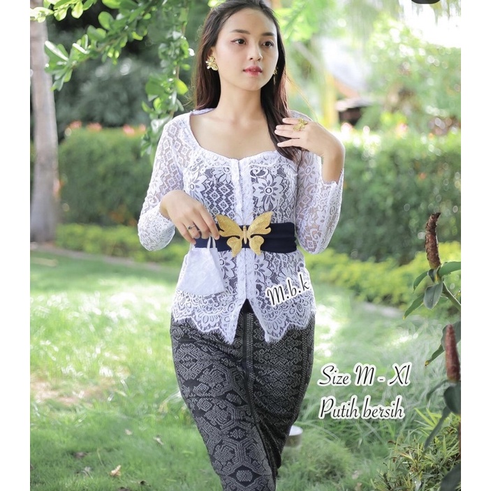 SALE set kebaya jadi sofia segilima kancing size sampe jumbo