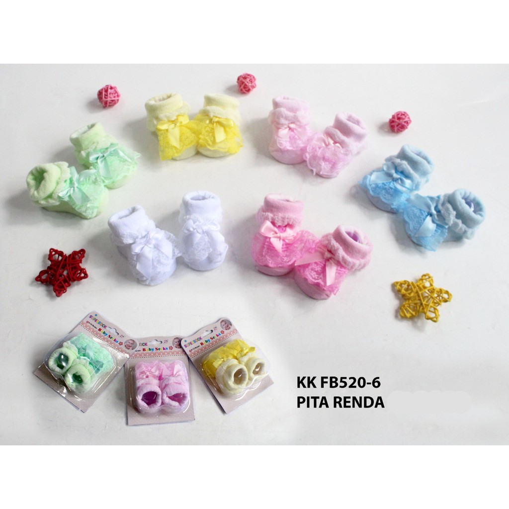 kaos kaki bayi motif boneka SNI | 3D Kemasan Mika