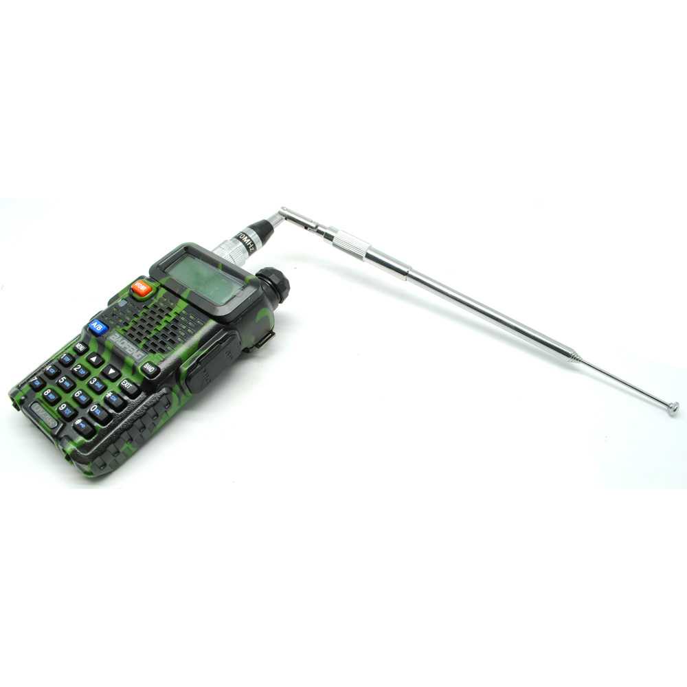 Taffware Antena Telescopic for Taffware Pofung BF-888s UFO-1 UV5R UV-82 UV-T8 - Silver