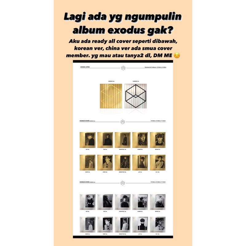 EXO EXODUS ALBUM ONLY