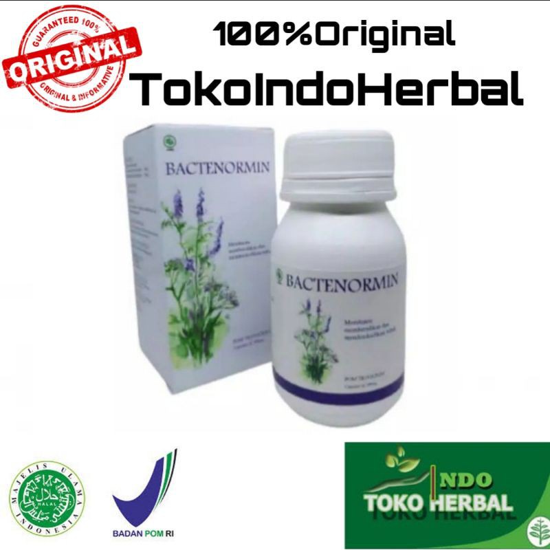 Bactenormin Asli 100% Original Obat Parasit Tubuh Asli Herbal