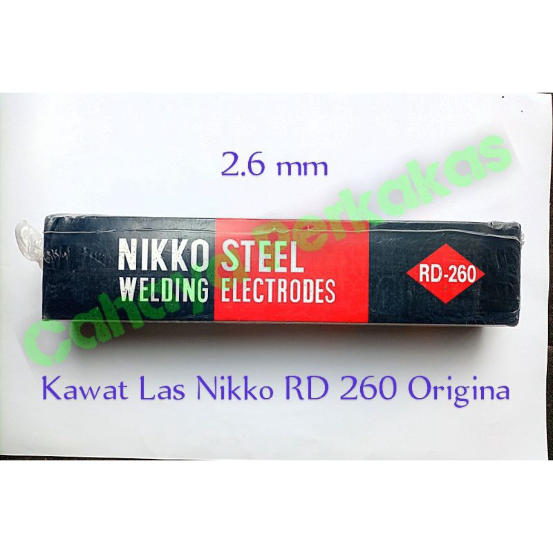 Kawat las NIKKO RD 260 Original 2.6 mm satuan perbatang