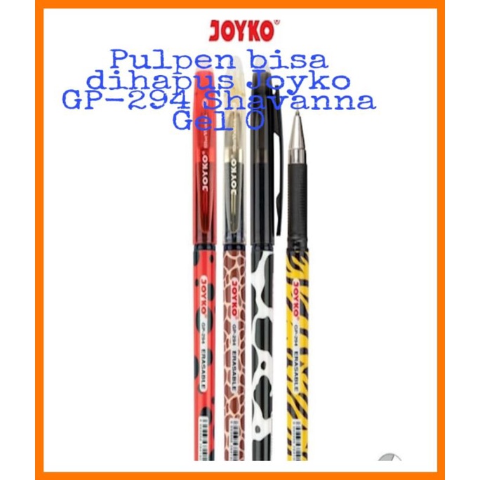

Erasable Gel Pen Pulpen Bisa Dihapus Joyko GP-294 Shovanna Gel 0