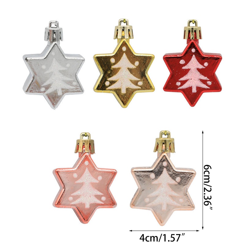 5pcs Ornamen Liontin Gantung Untuk Dekorasi Pohon Natal