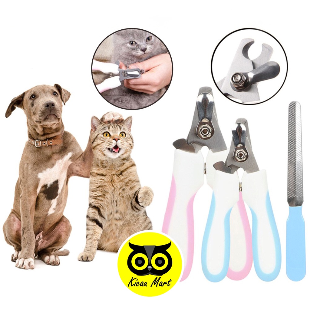 ALAT POTONG KUKU KUCING 1 SET GUNTING KIKIR KUKU KUCING ANJING KELINCI HAMSTER MUSANG PET NAIL CLIPPER ANABUL KITTEN CAT DOG NAIL CLIP