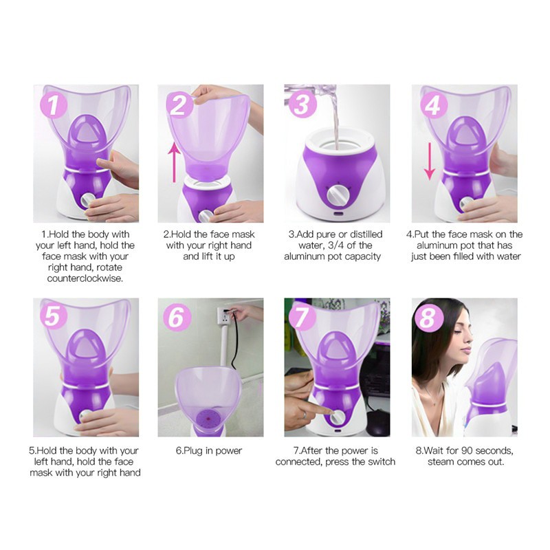 AIR HUMIDIFIER CKEYIN MR290Z FACIAL STEAMER SPA PERAWATAN WAJAH