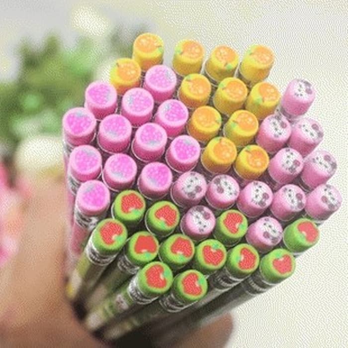 

Pensil Kayu dengan Ujung Penghapus Aneka Motif