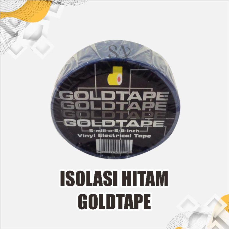 

Isolasi Hitam gold tape