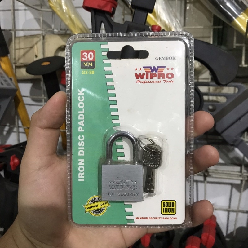 Gembok 30mm Pendek WIPRO