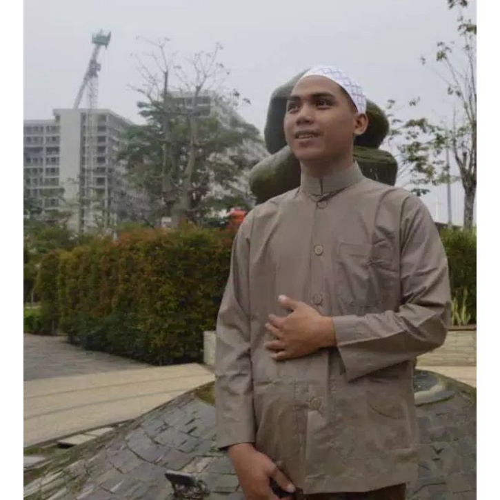 BAJU KOKO AMMU merek Oemar terlaris haibah ammu atasan pria baju  koko pria habaib kiyai para ust-Coksu