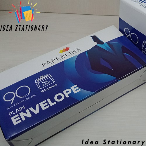 

READY!! Amplop Buklet Putih Polos Paperline 90 isi 100 / Pack // Amplop Putih // Amplop Uang