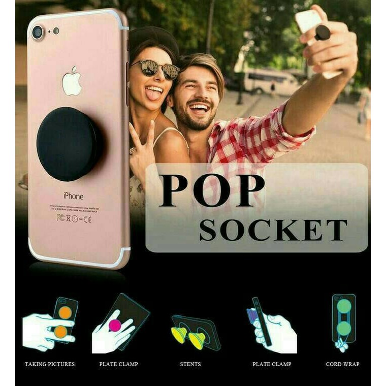 Popsocket Musically Murah Popclips Murah Pop Socket Motif Phone Holder Stand HP Gadget 10g