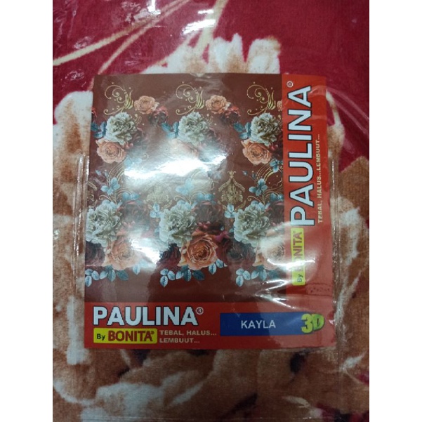 Selimut Paulina By Bonita Ukuran 160 X 200 CM Paling Tebal Dan Halus DiKelasnya Dijamin Tidak Luntur-1