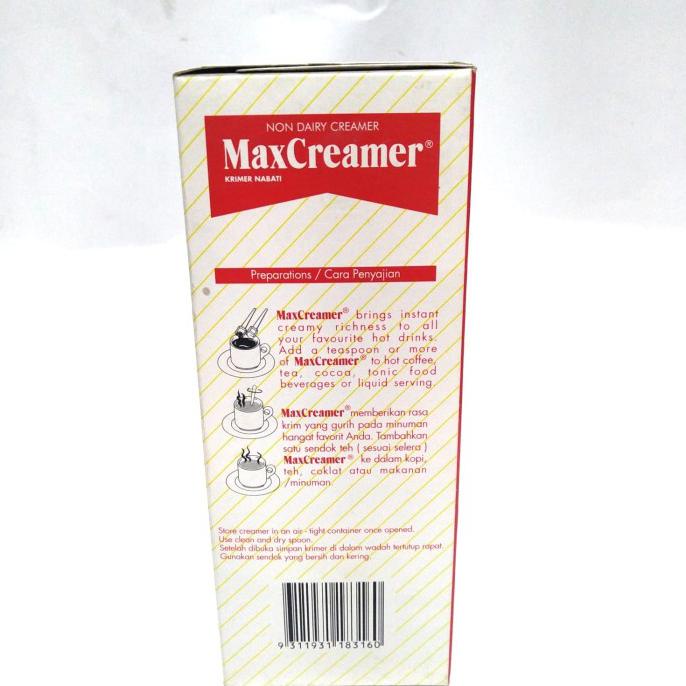 

[[BISA COD]] MAX CREAMER KRIMER NABATI 500 GR TERBARU Kode 860