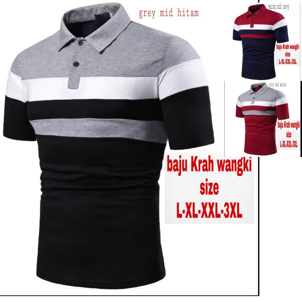 TC87 3 WARNA/ZERO SIZE L-XL-XXL-3XL/KAOS PRIA LENGAN PENDEK KRAH WANGKI