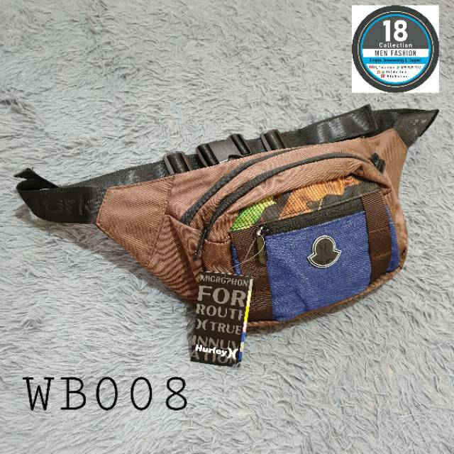 Waist Bag Pria Surfing Import PREMIUM