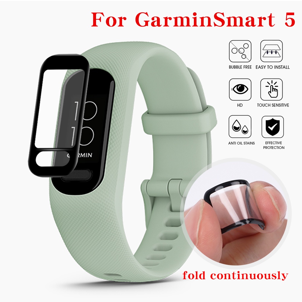 1pc Film Pelindung Layar PMMA 3D HD Anti Gores Kompatibel Garmin Smart 5