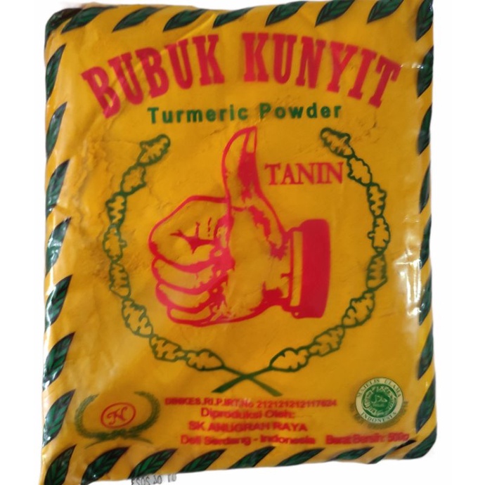

Bubuk Kunyit Cap Tanin Jempol 500 gr