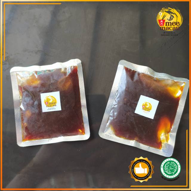 Saus Barbecue Sachet | BBQ Brown Honey Sauce Charsiew Bumbu| 40 Gram