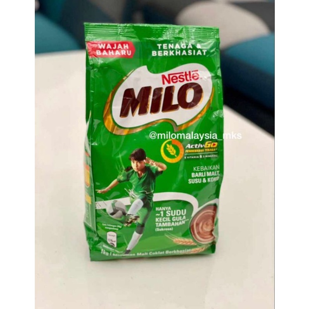 

MILO MALAYSIA 1kg + FREE PACKING KARDUS