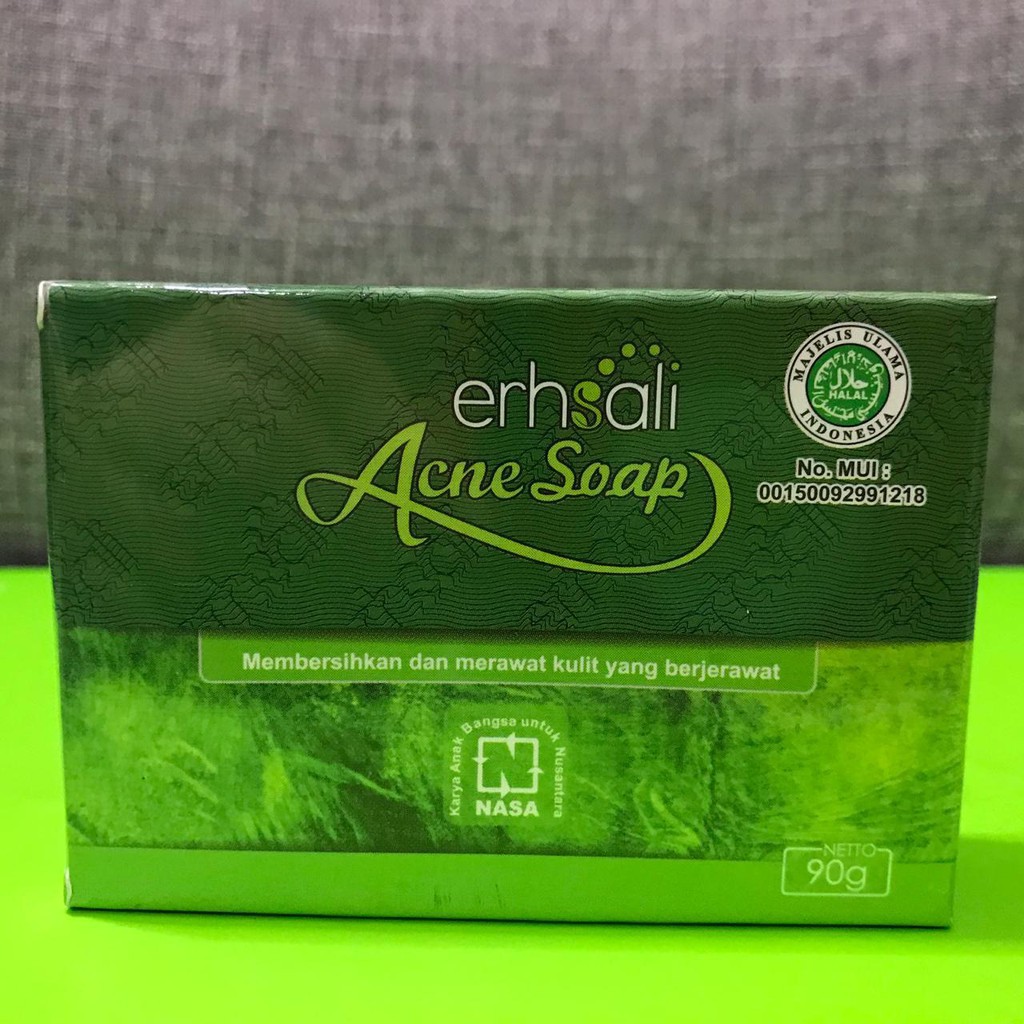 SABUN ERSHALI-SABUN ERSHALI ACNE-ERHSALI ACNE SOAP NASA ORIGINAL - SABUN JERAWAT NASA ORIGINAL-MEMBE