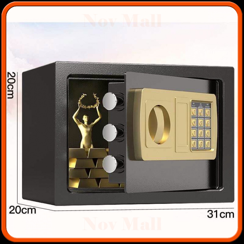 TaffGUARD Kotak Brankas Hotel Safety Box Password 31x20x20cm SF995