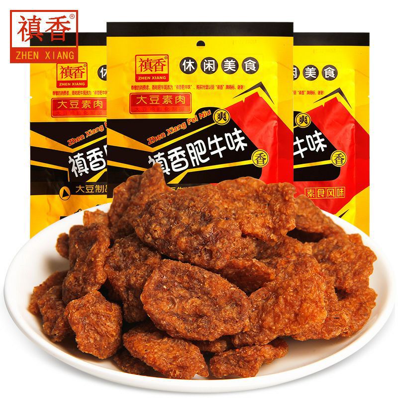 禛香 香菇肥牛 Musk mushroom beef soybean meat 23g