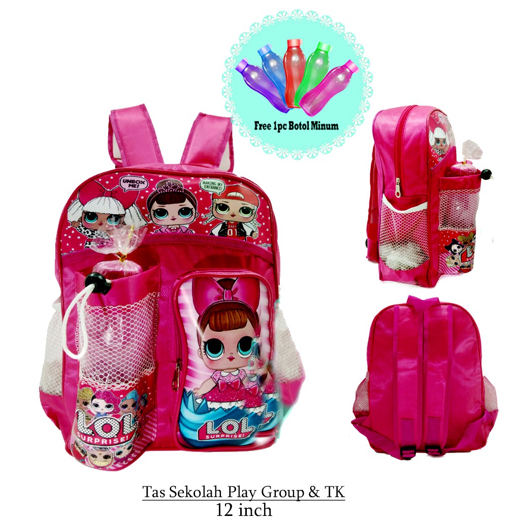 FRN - Tas Ransel Anak Aneka Karakter Bag Backpack Mini Kids Motif Cartoon Cute Import Murah-L0L