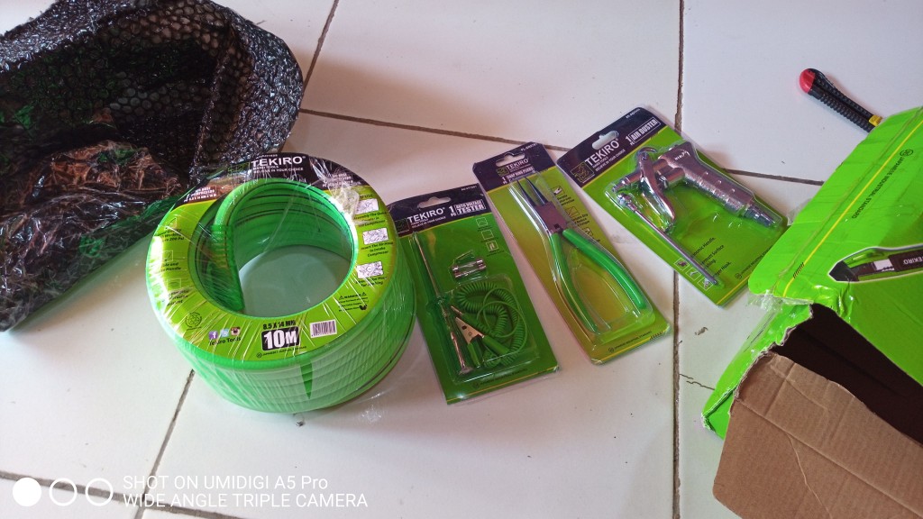 Tekiro Selang Kompresor Tekanan Tinggi 10 Meter / Air Hose Compressor 10 M