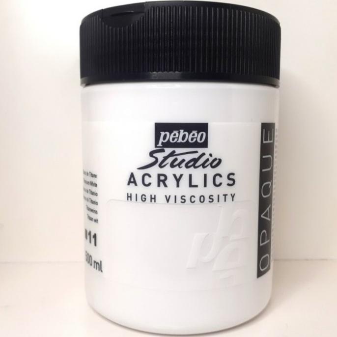 

Pebeo Acrylic Paint 500 ml Titanium White