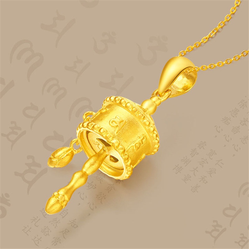 [Ready Stock]Fashion Gold Plated Vintage Pendant Elegant Personality Necklace