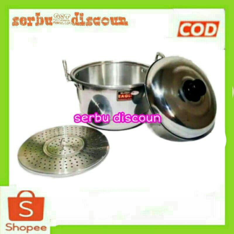 Dandang kukusan 26 cm / Dandang Eagle pengukus nasi