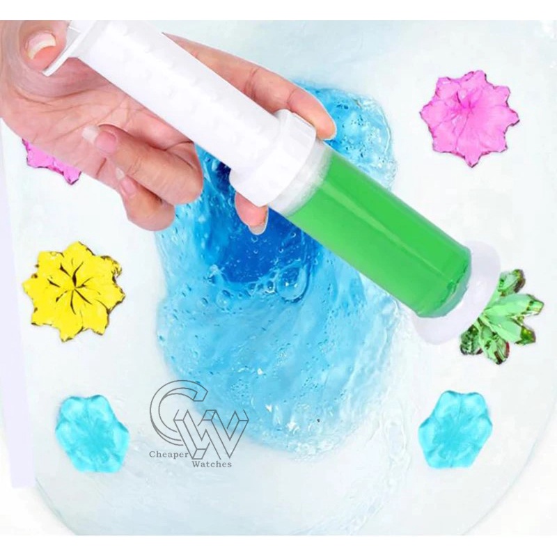 Cheaper-Gel Pengharum Closet Toilet Wastafel Motif Bunga Toilet Gel Cleaner Termurah