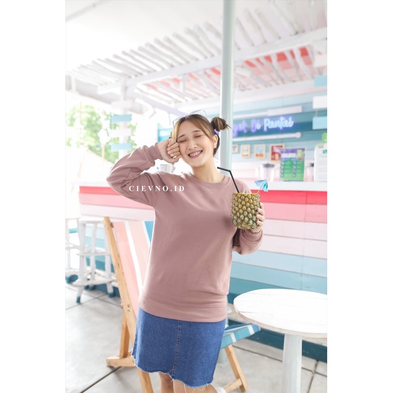 BASIC SWEATER PREMIUM SIZE XS - XXL (INTERNASIONAL)