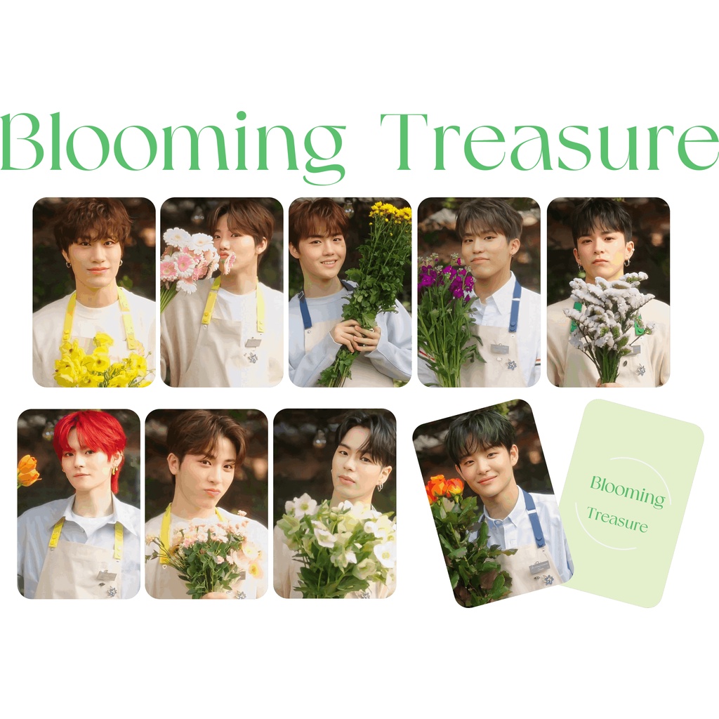 PHOTOCARD TREASURE BLOOMING Ready Stock