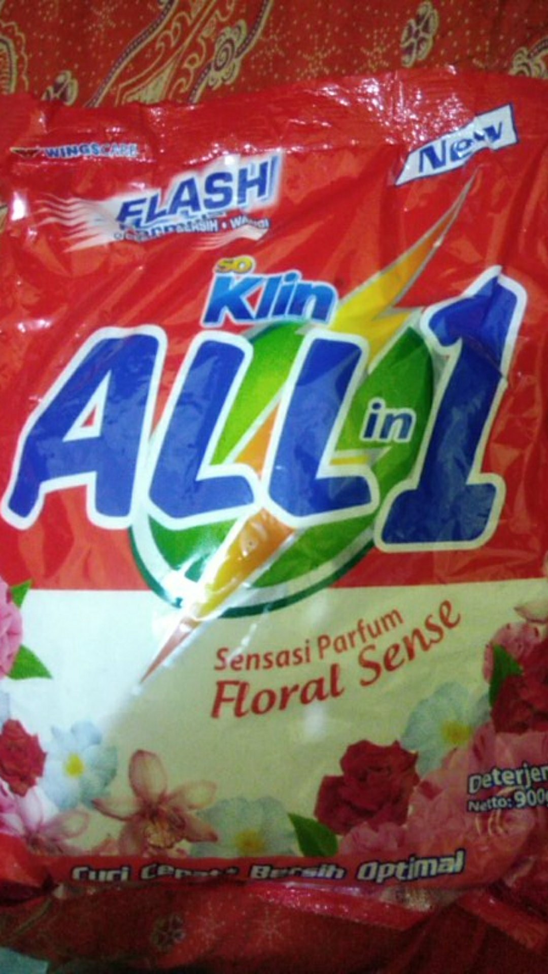So Klin Deterjen Bubuk All In 1 Floral Sense 900 Gr